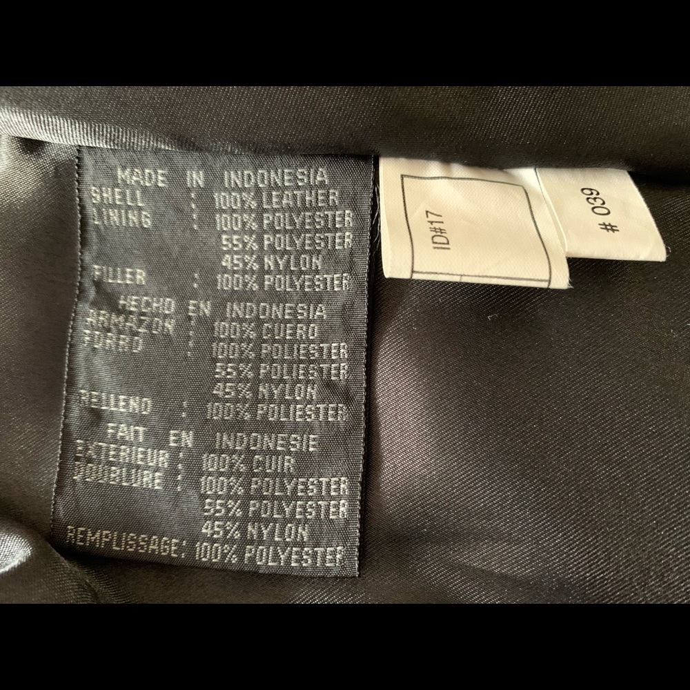 Men’s Leather Jacket - Picture 4 of 4